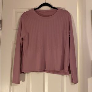 Lululemon pink long sleeve top size 10!